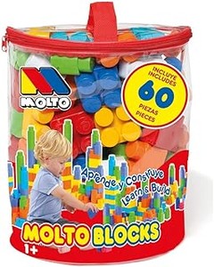 Alternativas seguras a los bloques de construcción blandos para niños de 1 a 2 años