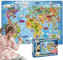 ¿Qué beneficios ofrecen los juguetes de geografía para aprender?