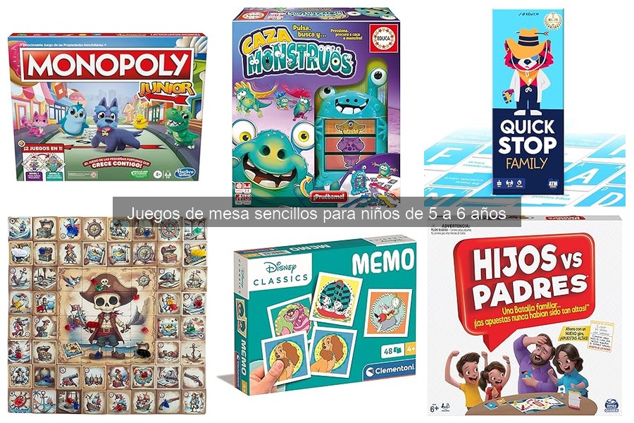 Actividades complementarias para juegos de mesa de niños