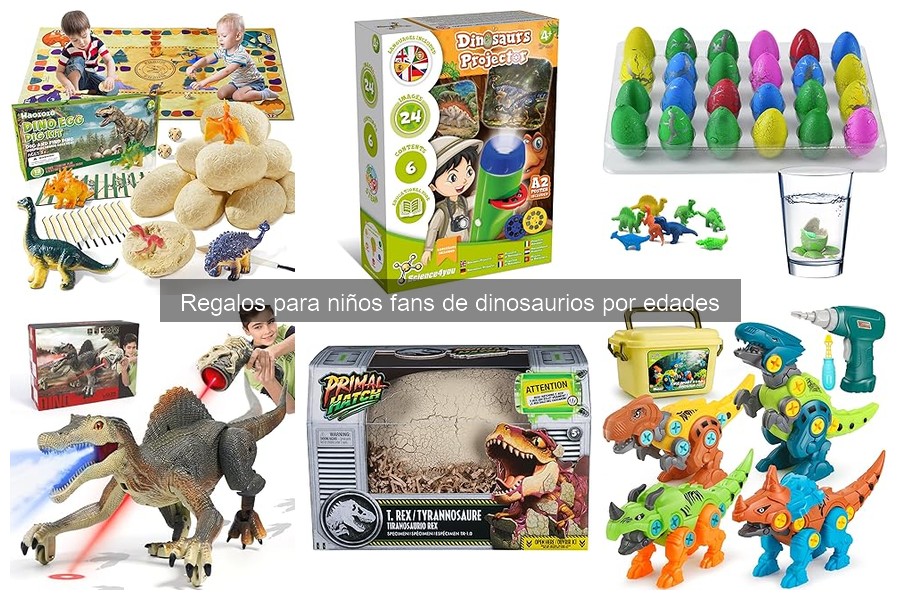 Actividades creativas con juguetes de dinosaurios para niños