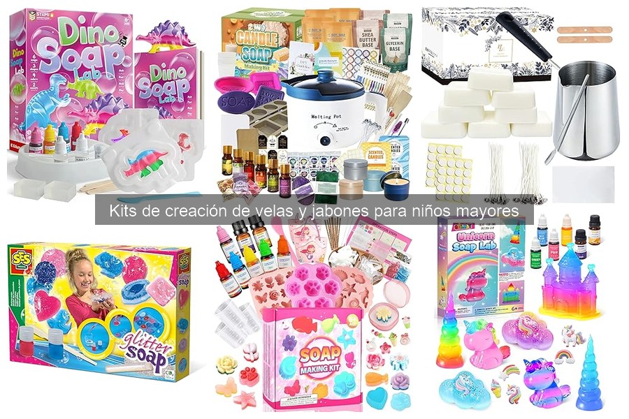 Actividades divertidas con kits de velas y jabones para niños