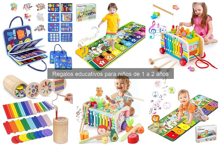 Actividades educativas con juguetes para niños de 1 a 2 años