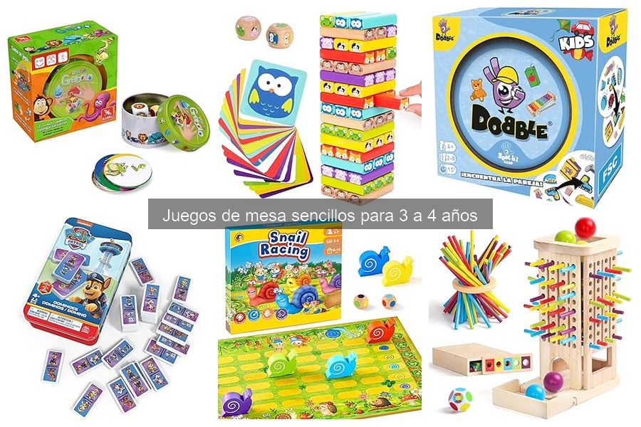 Actividades para acompañar juegos de mesa sencillos para niños