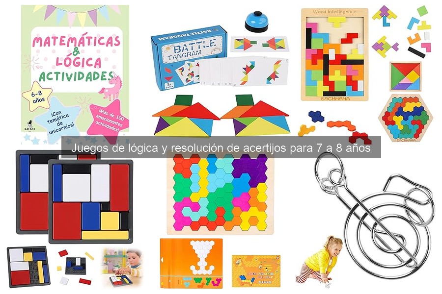 Actividades para potenciar juegos de lógica en niños de 7 a 8 años