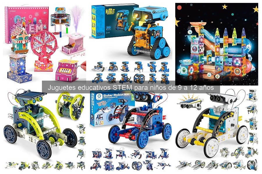 Actividades prácticas con juguetes educativos STEM para niños