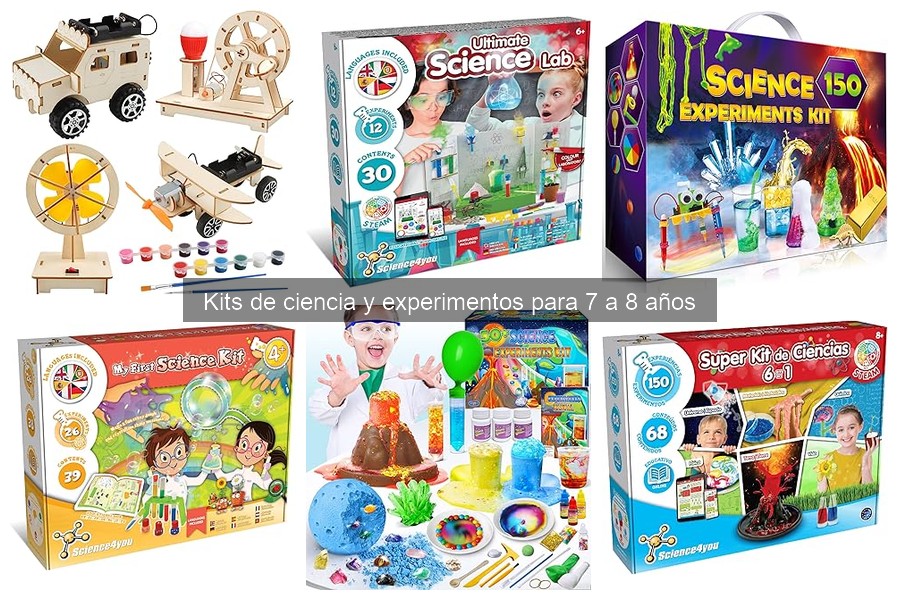 Actividades y experimentos con kits de ciencia para 7-8 años