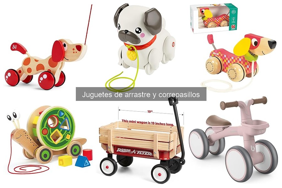 Alternativas a correpasillos: Juguetes de arrastre ideales
