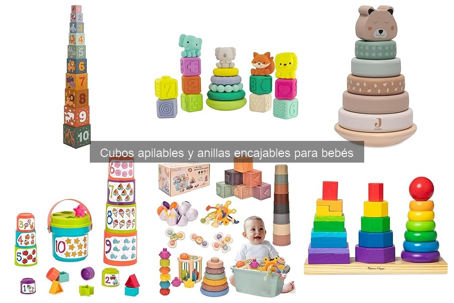 Alternativas a cubos apilables y anillas encajables
