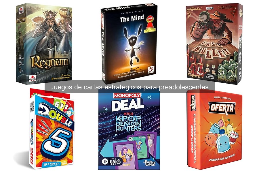 Alternativas a Juegos de Cartas Estratégicos para Preadolescentes