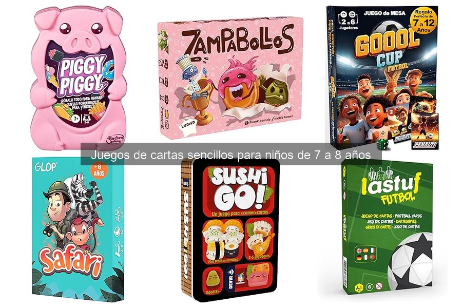 Alternativas a juegos de cartas para niños de 7 a 8 años