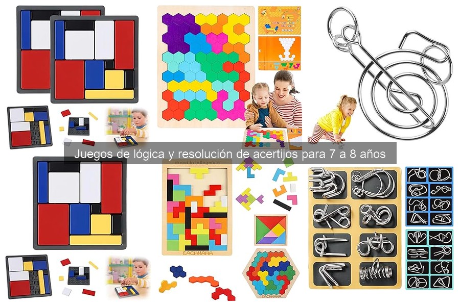 Alternativas a juegos de lógica para niños de 7 a 8 años