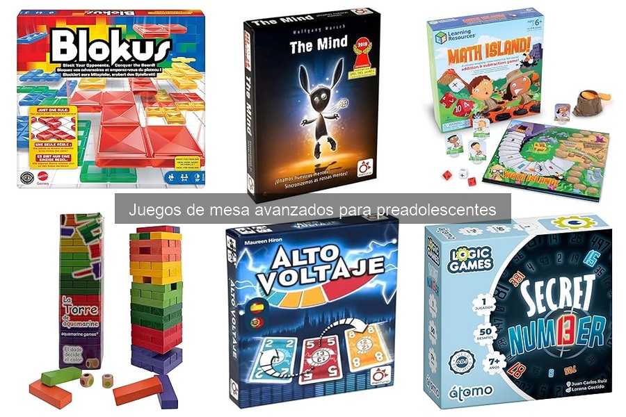 Alternativas a Juegos de Mesa Avanzados para Preadolescentes