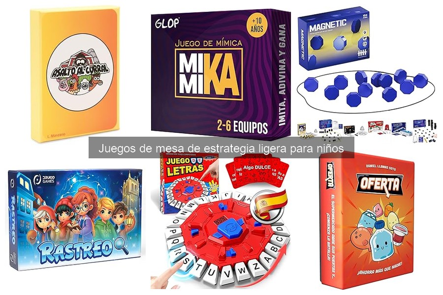 Alternativas a Juegos de Mesa de Estrategia Ligera para Niños