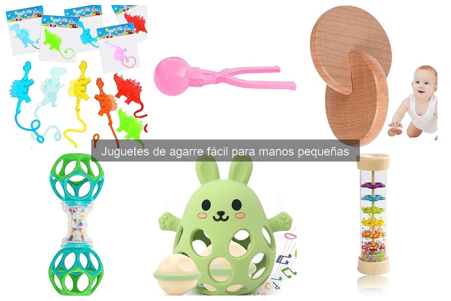 Alternativas a juguetes de agarre fácil para manos pequeñas