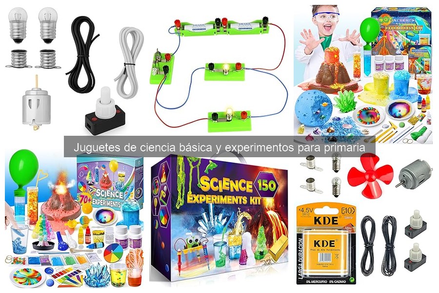 Alternativas a juguetes de ciencia básica para niños