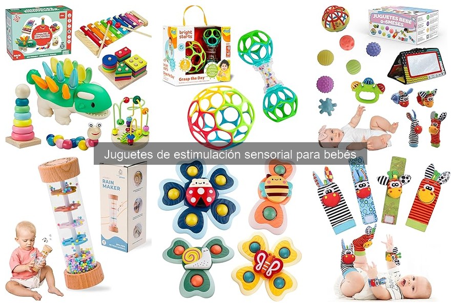 Alternativas a juguetes de estimulación sensorial para bebés