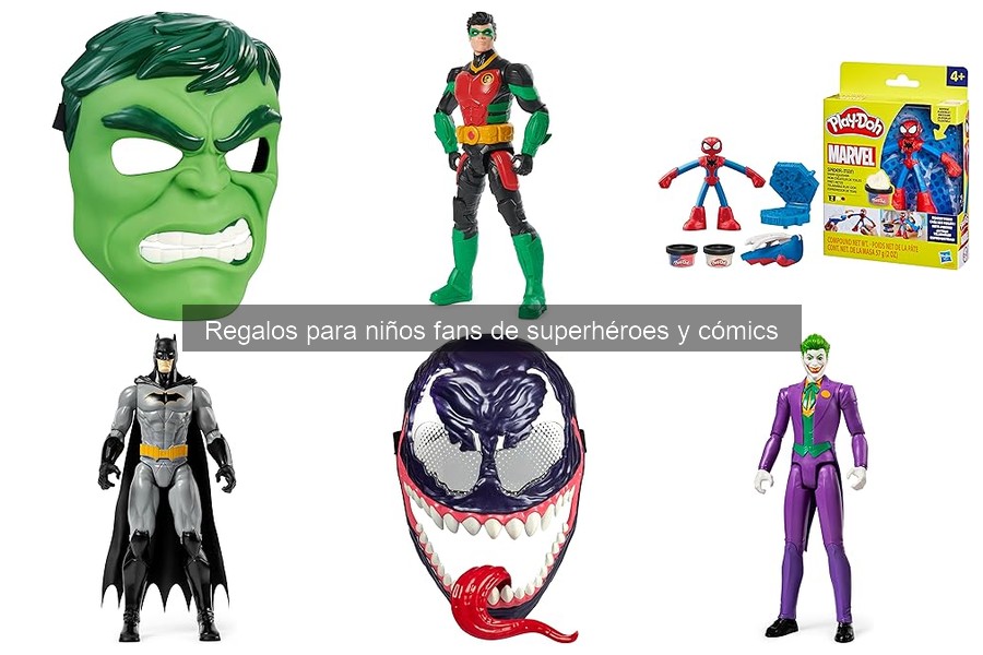 Alternativas a juguetes de superhéroes para niños