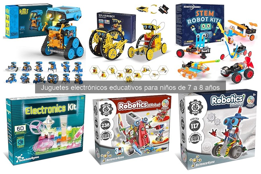 Alternativas a juguetes electrónicos educativos para niños de 7 a 8 años