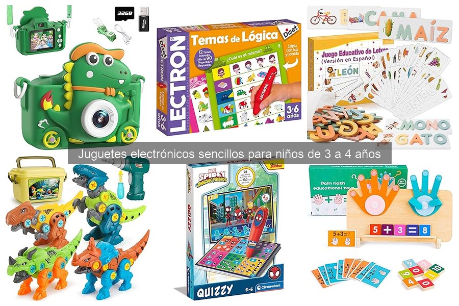 Alternativas a juguetes electrónicos para niños de 3 a 4 años