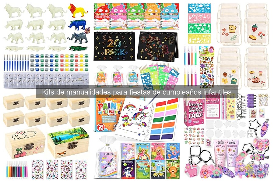 Alternativas a Kits de Manualidades para Cumpleaños Infantiles