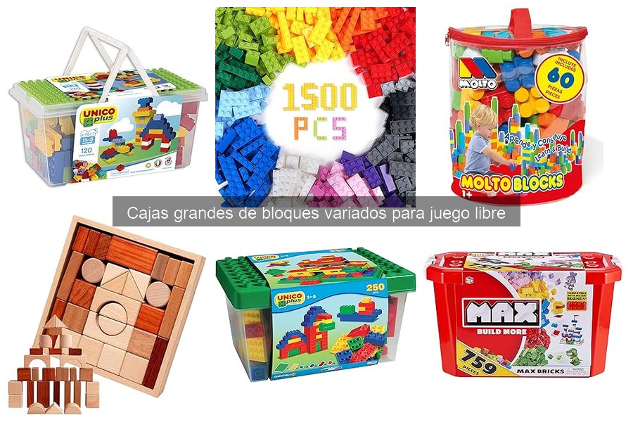 Alternativas a las Cajas de Bloques para Juego Libre