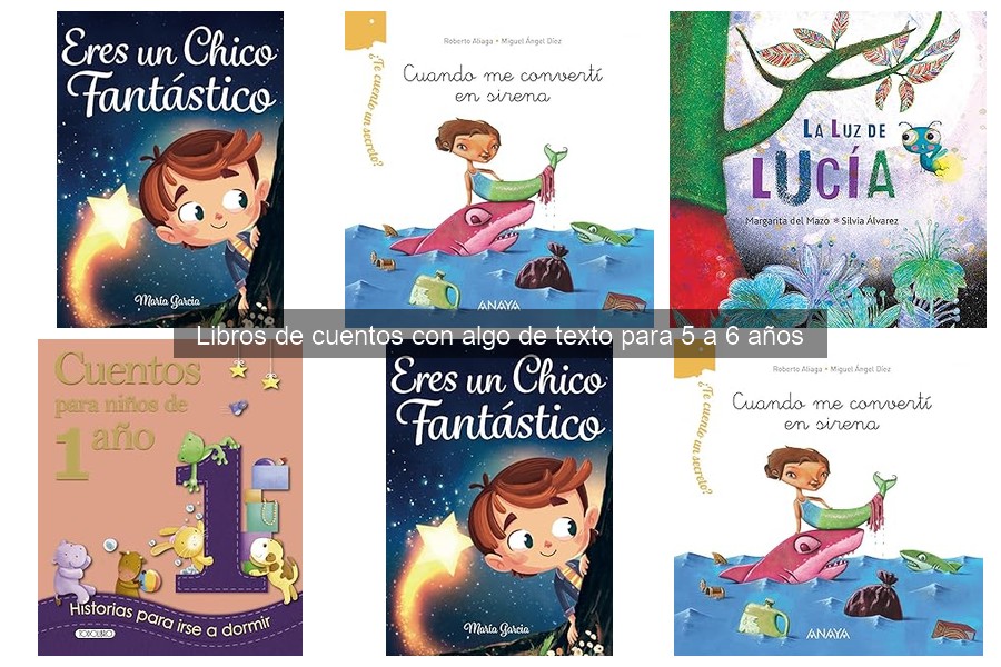 Alternativas a libros de cuentos para niños de 5 a 6 años