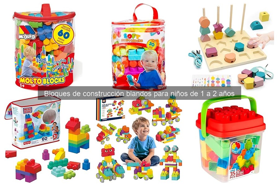 Alternativas a los bloques de construcción blandos para niños