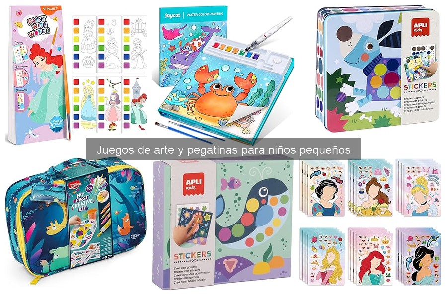 Alternativas a los juegos de arte y pegatinas para niños pequeños