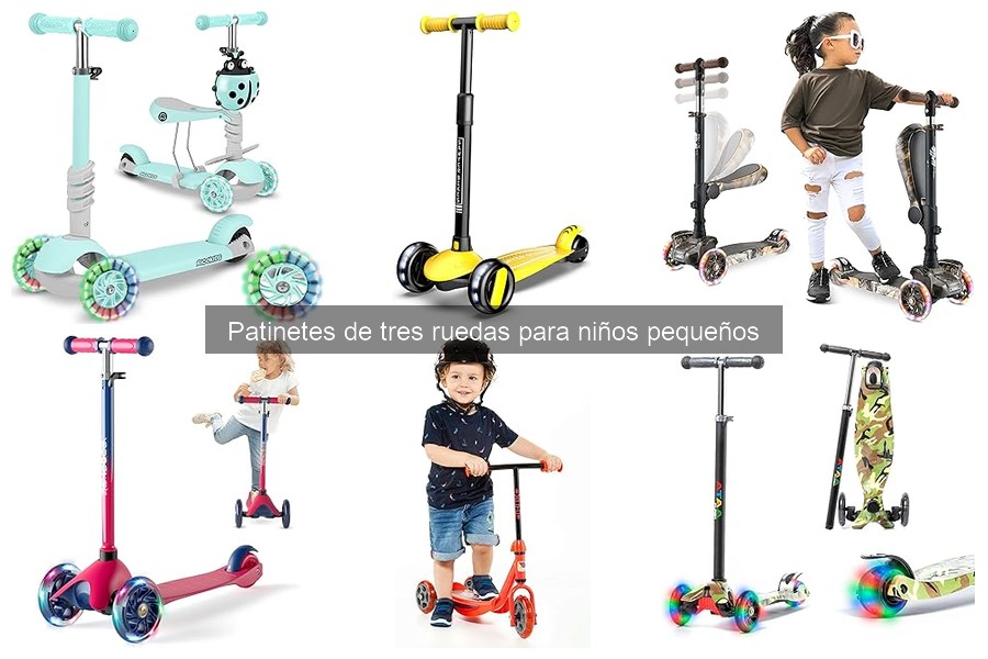 Alternativas a los patinetes de tres ruedas para niños pequeños