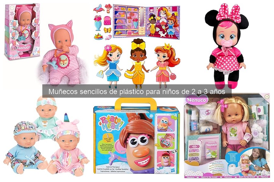 Alternativas a muñecos de plástico para niños de 2 a 3 años