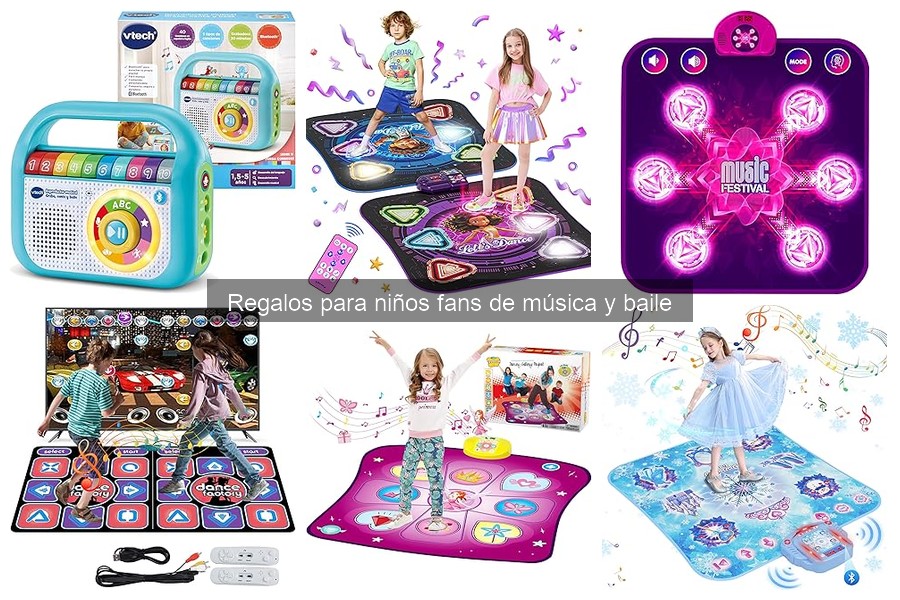 Alternativas a regalos musicales para niños sin instrumentos