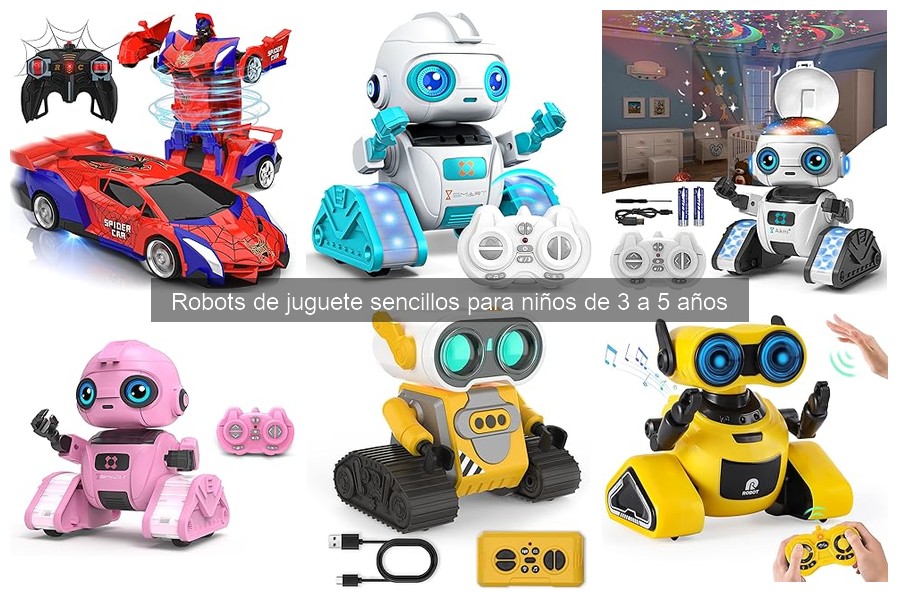 Alternativas a robots de juguete para niños de 3 a 5 años