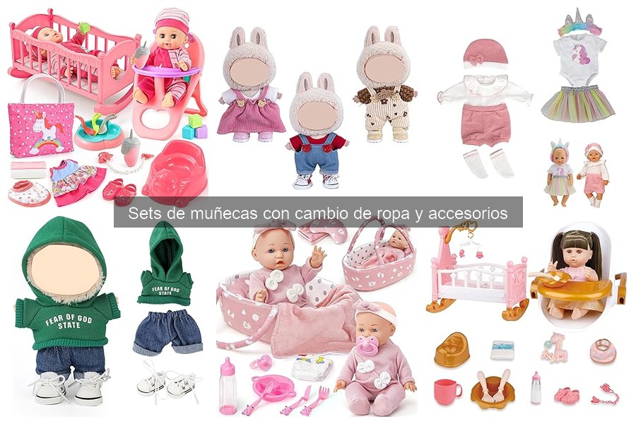 Alternativas a sets de muñecas con cambio de ropa