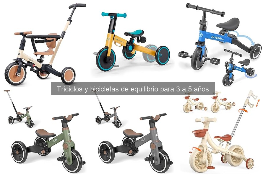 Alternativas a triciclos y bicicletas de equilibrio para niños