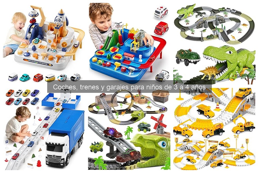 Alternativas creativas a coches de juguete para niños de 3 a 4 años