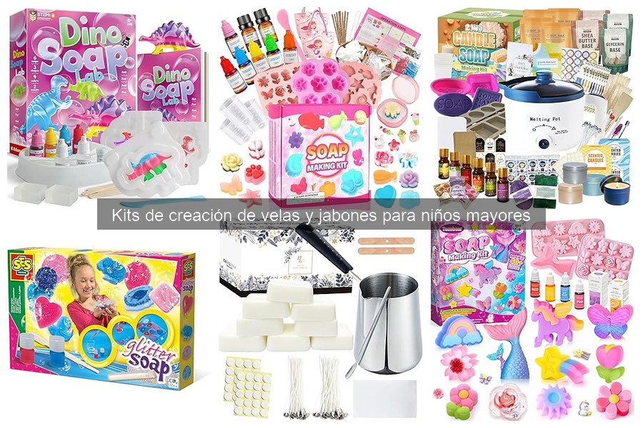 Alternativas creativas a kits de velas y jabones para niños
