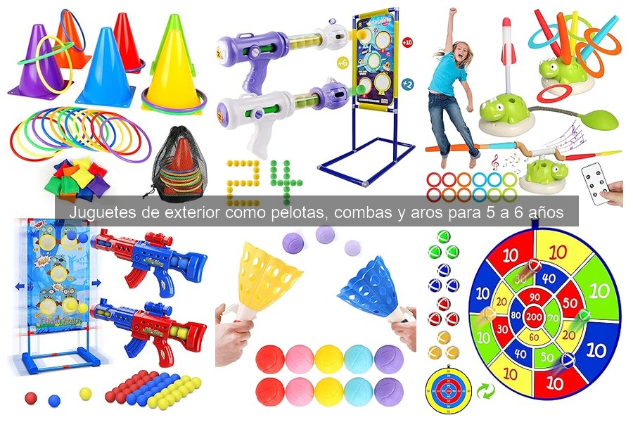 Alternativas divertidas a las pelotas para niños de 5 a 6 años