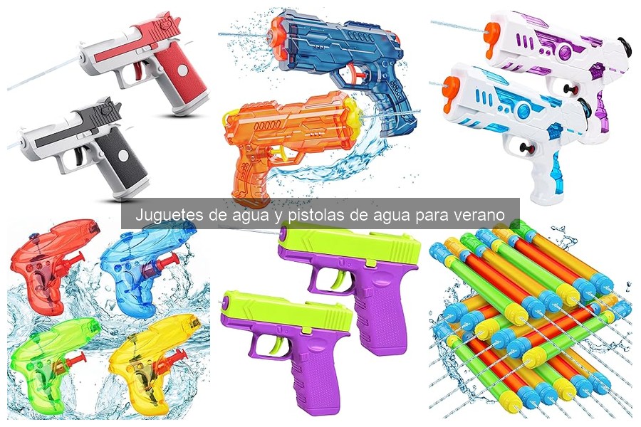 Alternativas divertidas a las pistolas de agua para el verano