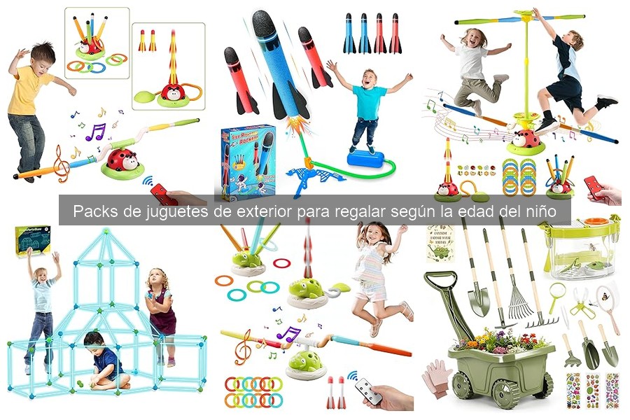 Alternativas económicas a los packs de juguetes de exterior