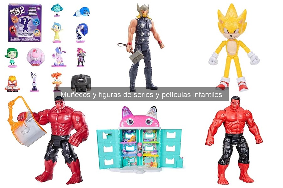 Alternativas económicas a muñecos de series y películas infantiles