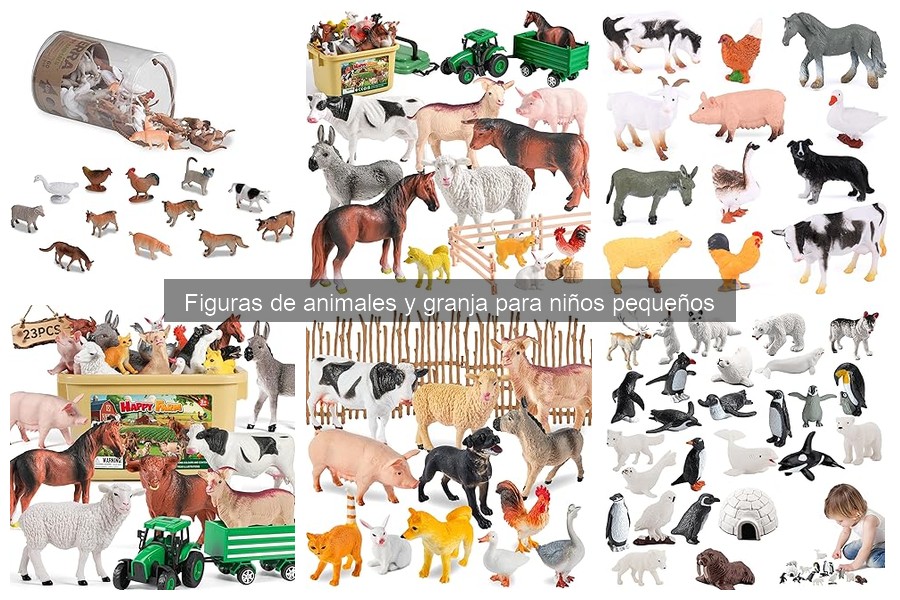 Aprende a Usar Figuras de Animales y Granja para Niños
