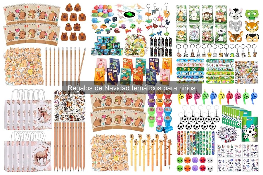 Atractivos regalos de Navidad temáticos para grupos de niños