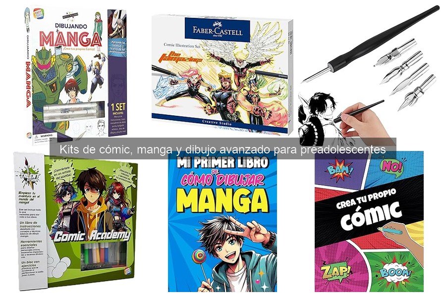 Beneficios de aprender a dibujar desde joven con kits de cómic