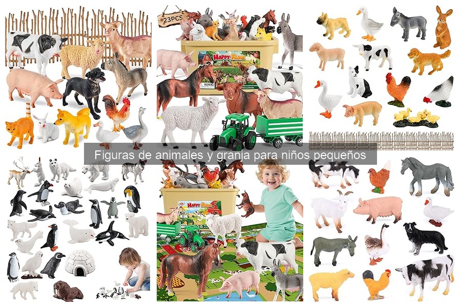 Beneficios de jugar con figuras de animales y granja para niños