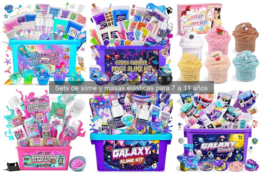 Beneficios de jugar con slime para niños de 7 a 11 años