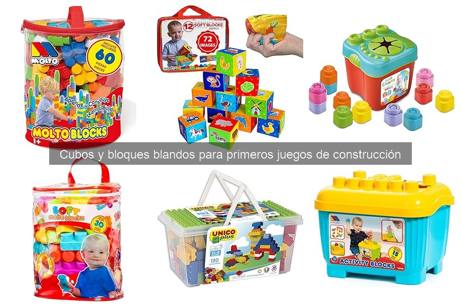 Beneficios de los cubos y bloques blandos para el desarrollo infantil