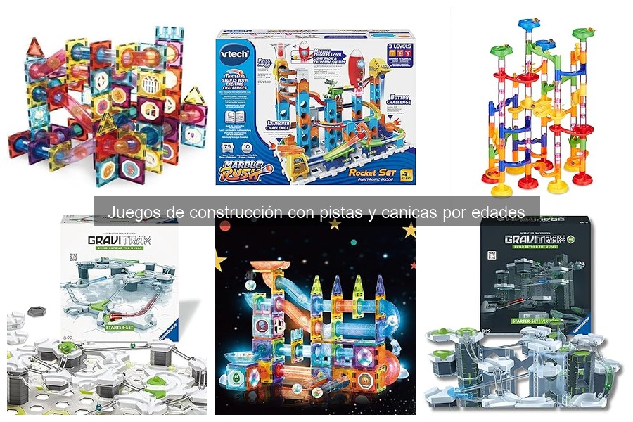 Beneficios de los juegos de construcción con canicas para niños