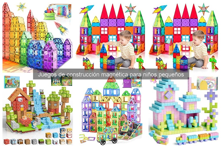 Beneficios de los juegos de construcción magnética para niños