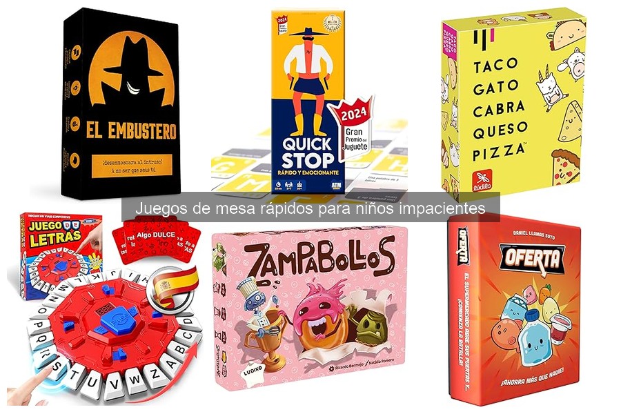 Beneficios de los Juegos de Mesa Rápidos para la Atención Infantil