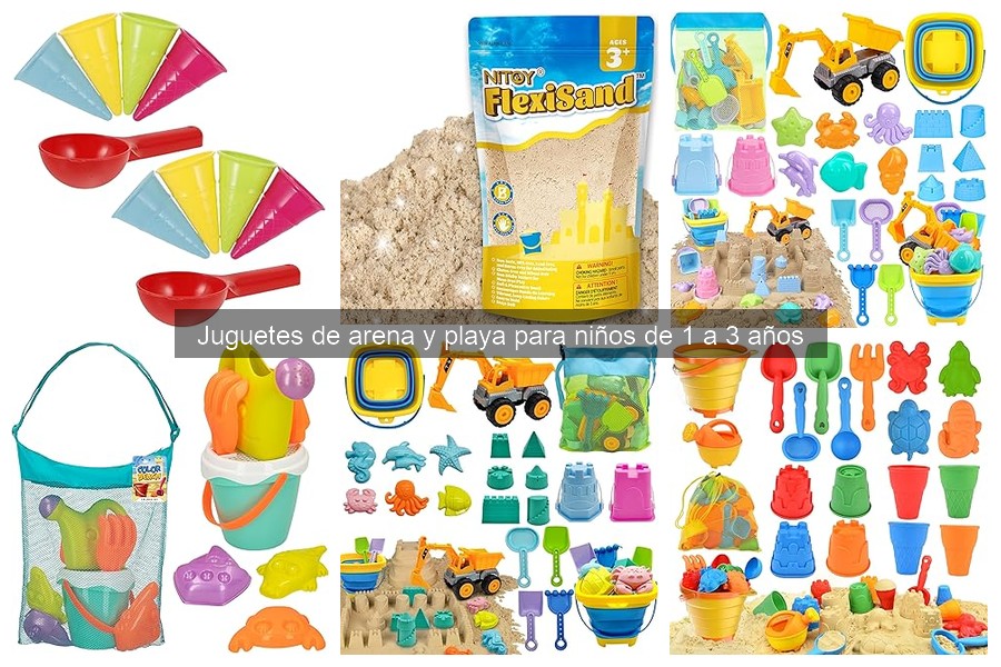 Beneficios de los juguetes de arena y playa para niños pequeños